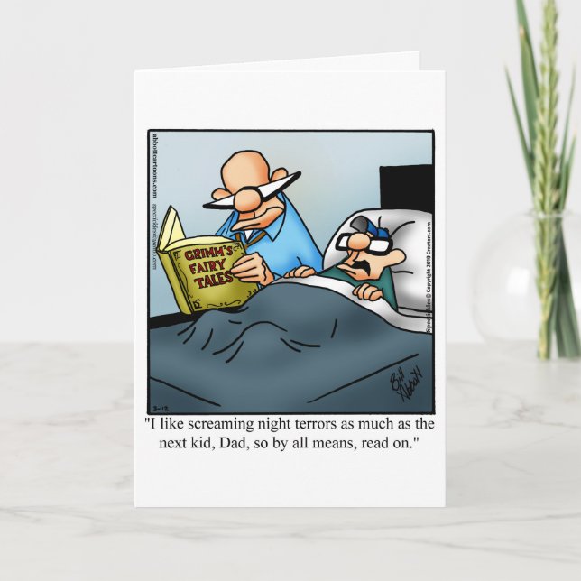 Funny Father's Day Greeting Card (Front)