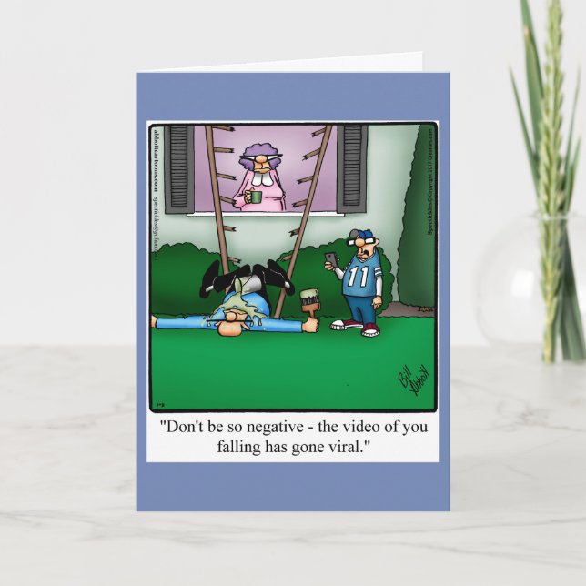 Funny Father's Day Greeting Card (Front)