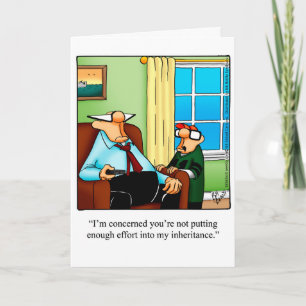 Funny Father's Day Humor Greeting Card