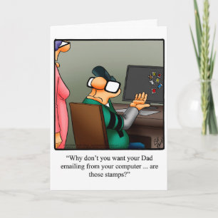 Funny Father's Day Humor Greeting Card