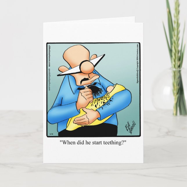 Funny Father's Day humor Greeting Card (Front)