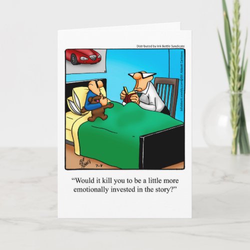 Funny Fathers Day Humor Greeting Card