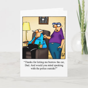 Funny Father's Day Humor Greeting Card