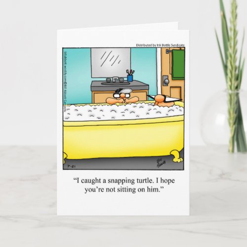 Funny Fathers Day Humor Greeting Card