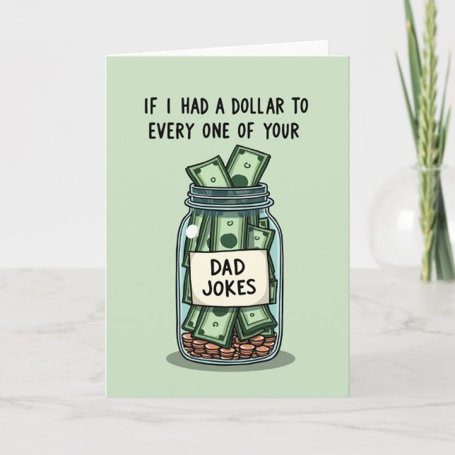 Funny Fathers Day Joke Card (Front)