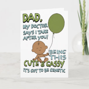 Funny Father's Day Joke Card for Dad