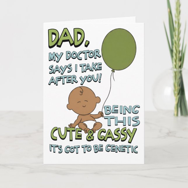 Funny Father's Day Joke Card for Dad (Front)