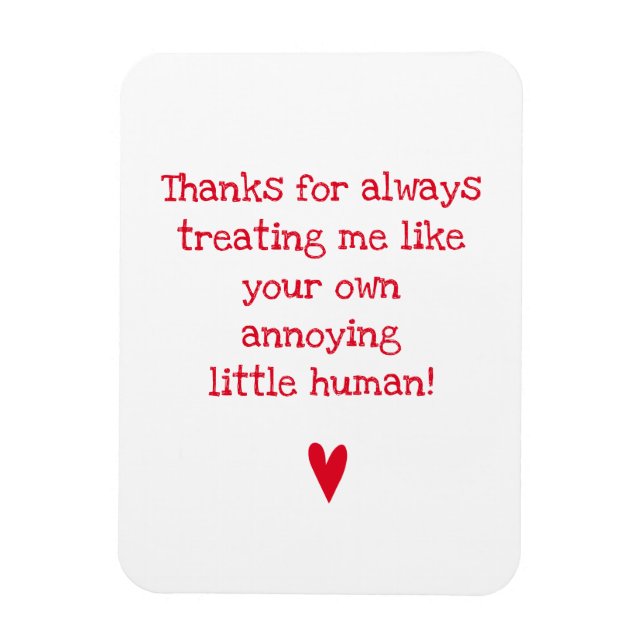 Funny Father's Day Quote for Bonus Dad Magnet (Vertical)