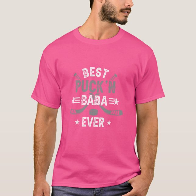 Funny Father's Day Shirt Best Puck'n Baba Ever Hoc (Front)