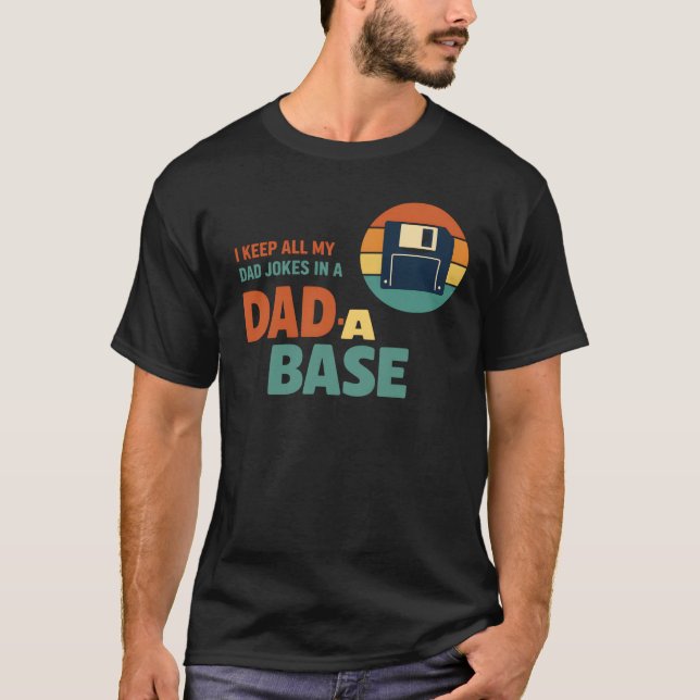 Funny Father's Day Tech Pun T-Shirt (Front)