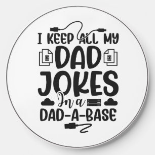 Funny Fathers Day Wireless Charger