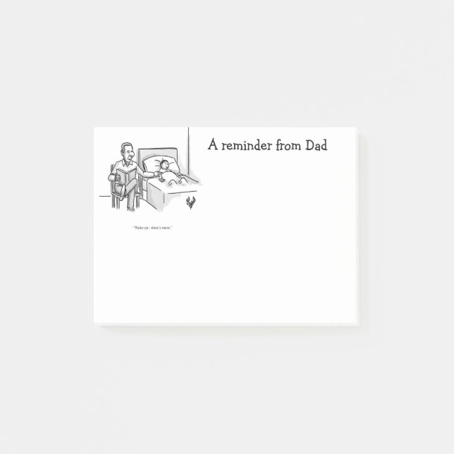 Funny Father's Humor Dad Post-it Notes (Front)