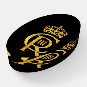 Funny Faux Gold Make America Royal Again Flag Paperweight