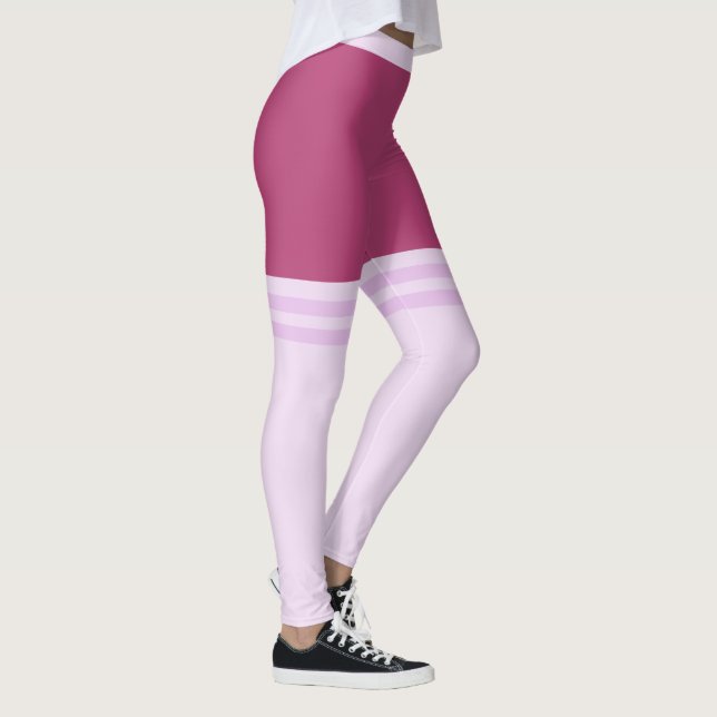 Funny Faux Overknee Socks Purple Leggings (Right)