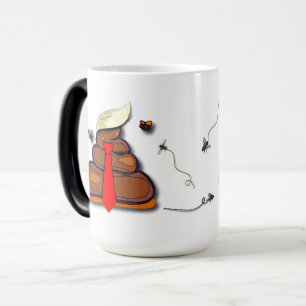 Funny Faux Poop Emoji Political Cartoon Mug