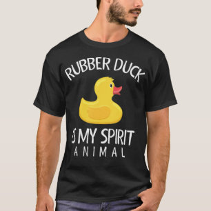 Funny Favorite Animal Rubber Duck black labradors  T-Shirt