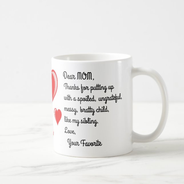 Funny Favorite Child Coffee Mug (Right)