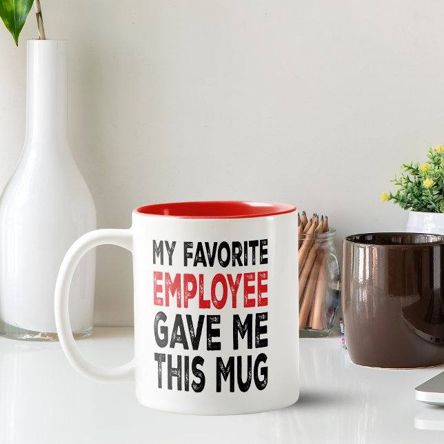 Funny "Favorite Employee" Boss Gift Mug (Funny "Favorite Employee" Boss Gift Mug)