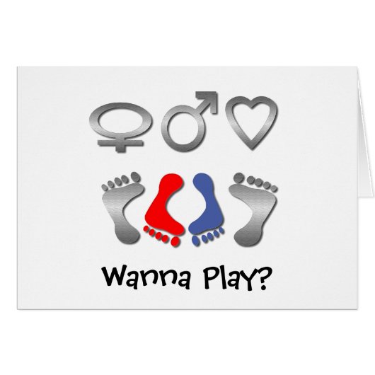 Funny feet cards (Front Horizontal)