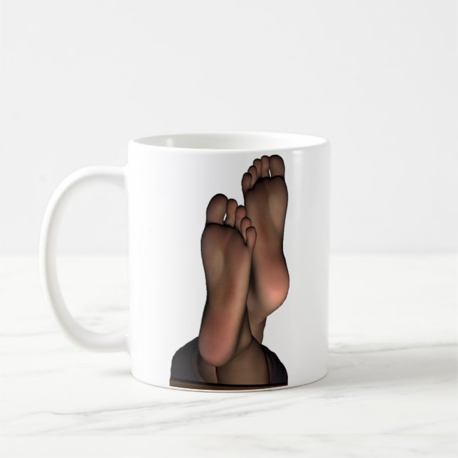Funny Feet Coffee Mug (Left)