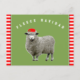 Funny Feliz Navidad Christmas Holiday Postcard