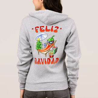 Funny Feliz Navidad Cute Christmas Chili Hoodie