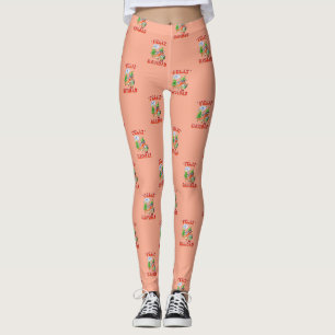 Funny Feliz Navidad Cute Christmas Chili Leggings
