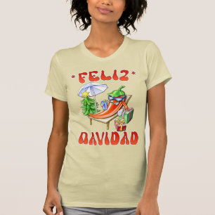 Funny Feliz Navidad Cute Christmas Chili T-Shirt