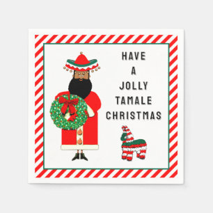 Funny Feliz Navidad Fiesta Napkins