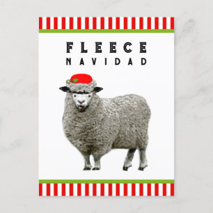 Funny Feliz Navidad Holiday Postcard