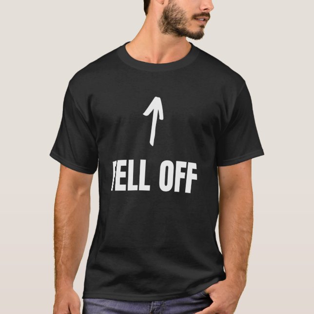 Funny Fell Off! Internet Joke And Trash Talk T-Shirt (Front)