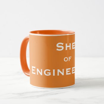 Funny Female Engineer Nickname -she Of Engineering Mug by 9to5Celebrity at Zazzle