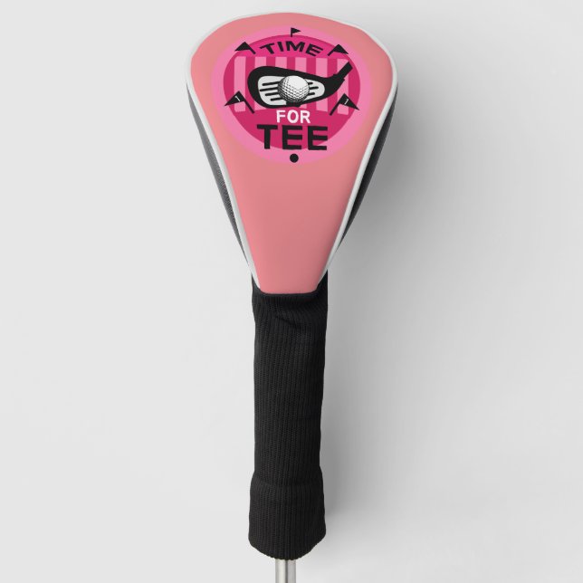 Funny Female Golfers Pros Golfing Fanatics Golf Head Cover (Front)