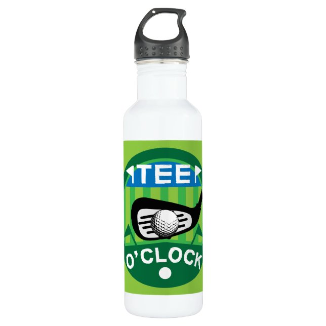 Funny Female Golfers Pros Golfing Fanatics Stainless Steel Water Bottle (Front)