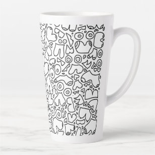 Funny feminist baby latte mug