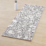 Funny feminist baby yoga mat<br><div class="desc">feminist,  baby,  breastfeeding,  modern,  blue pattern</div>