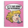 Funny Feminist Pop Art Anti Patriarchy Custom Pink Notebook