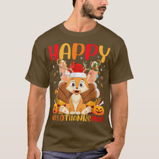Funny Fennec Fox Lover Happy Fennec Fox HelloThank T-Shirt