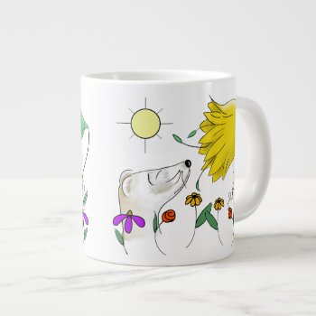 Funny Ferret Face Large Coffee Mug by Visages at Zazzle