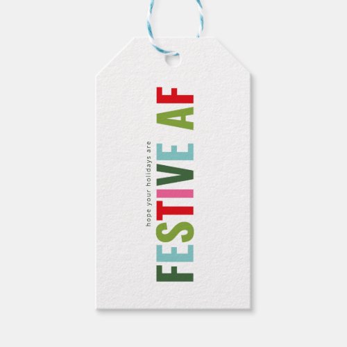 Funny Festive AF Christmas Gift Tags