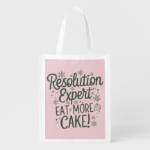 Funny Festive Grocery Bag