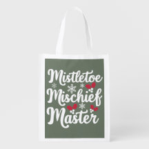 Funny Festive Grocery Bag