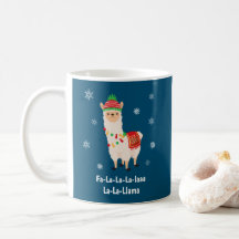 Funny Festive Llama Pun Christmas