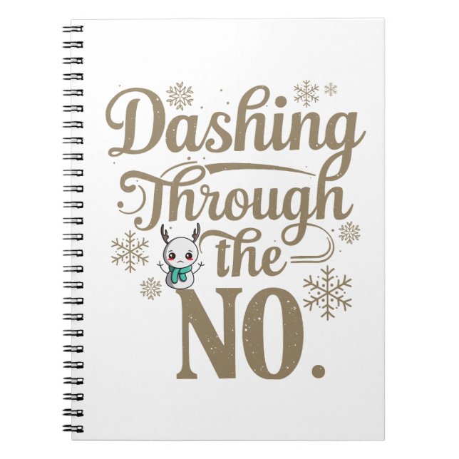 Funny Festive Notebook (Front)