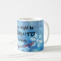 Christmas Eggnog in Here Personalize Funny Holiday Espresso Cup, Zazzle