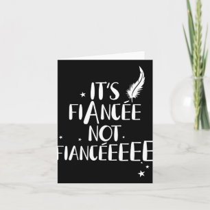 Funny Fiancée Engagement Bridal Proposal Wizard Wa Card