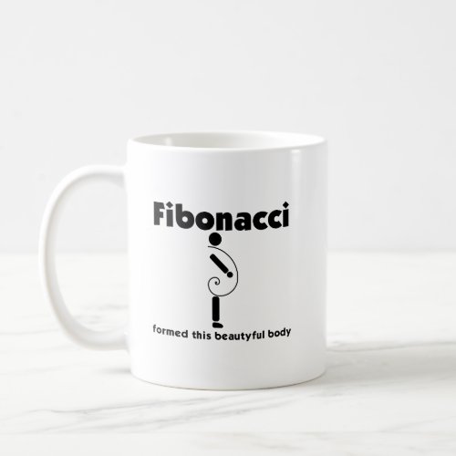 Funny Fibonacci formed body Overweight Obesity Coffee Mug