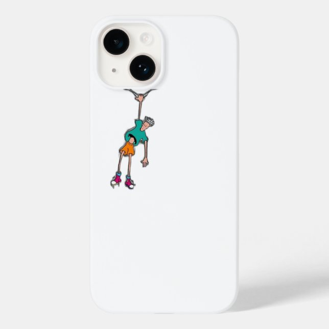 Funny Fido Dido Hanging Character Case-Mate iPhone Case (Back)