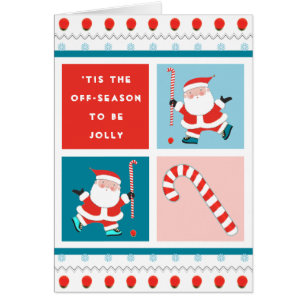 Funny Field Hockey Christmas Cards