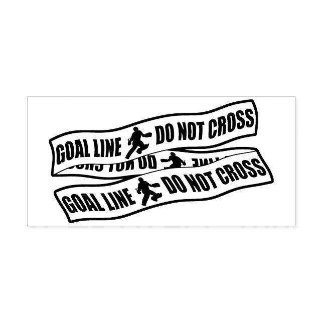 Funny Field Hockey Goalie Custom Stamp (Design)